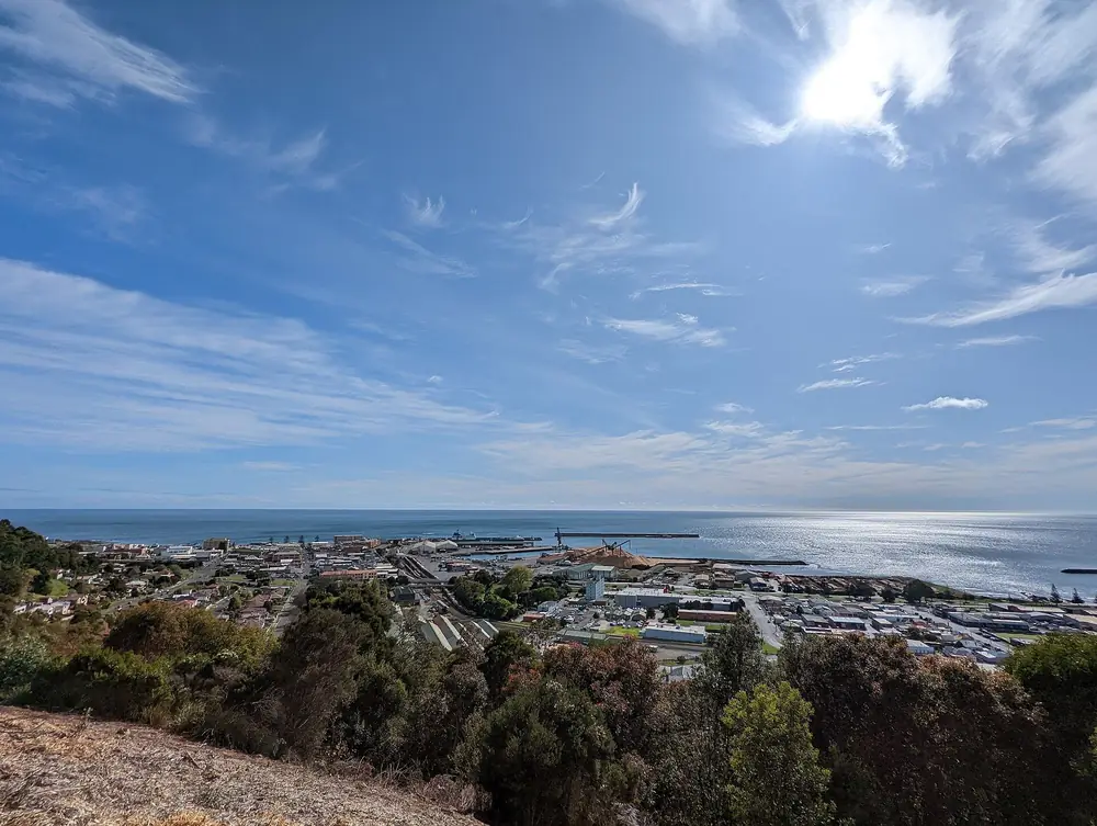 Burnie from the Upper Burnie lookout