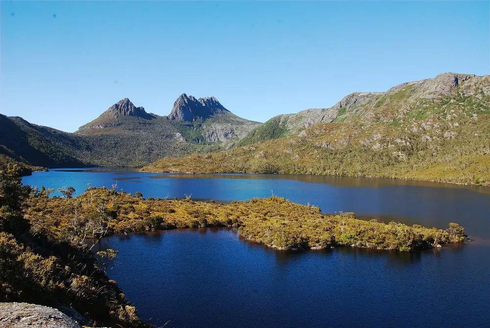 Cradle Mountain over Dove Lake