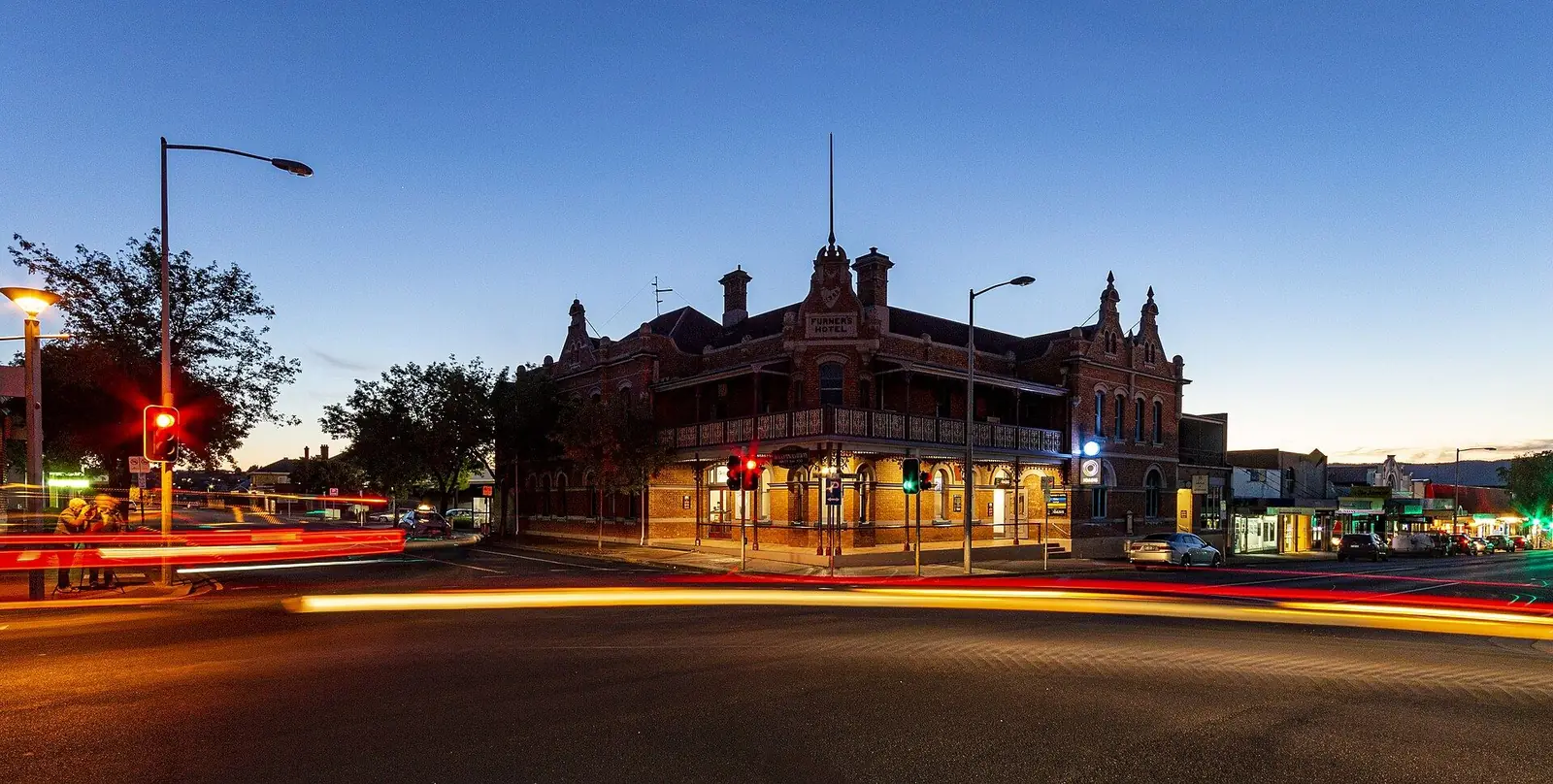 Ulverstone at dusk